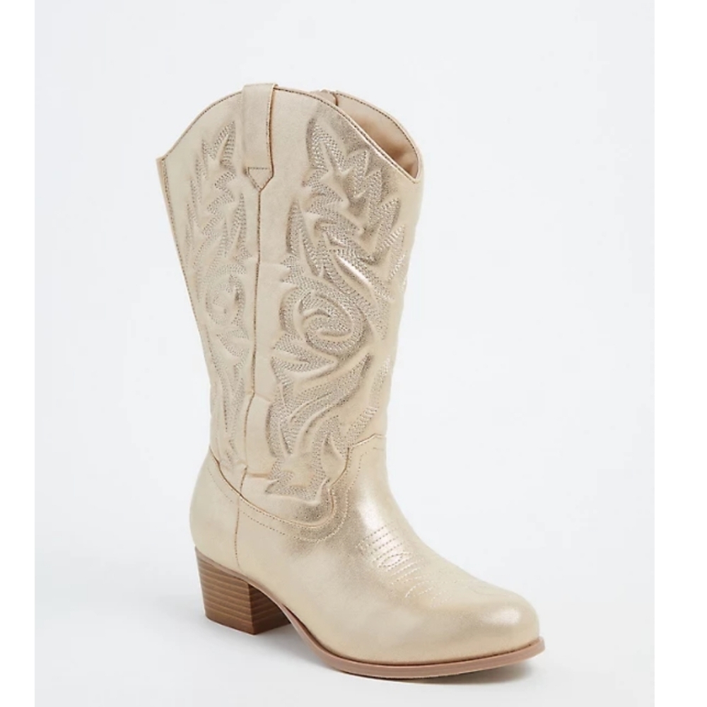 Torrid Gold Cowboy Boots
